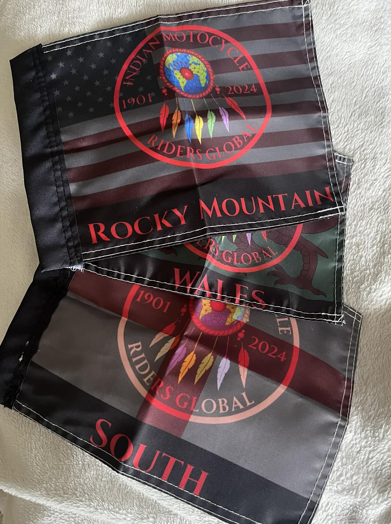 Small Motorcycle Flags
